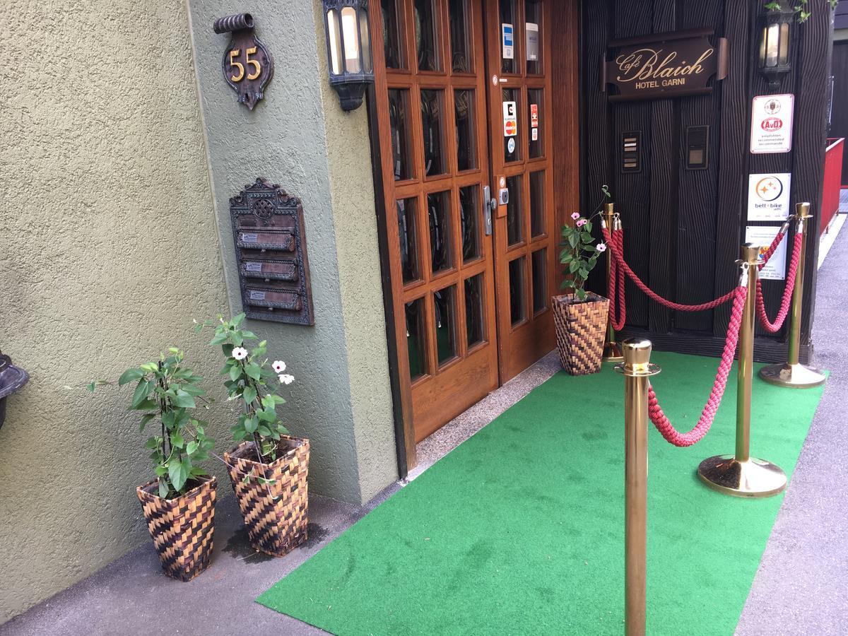 Cafe Blaich - Hotel Garni ヘーフェン・アン・デア・エンツ エクステリア 写真